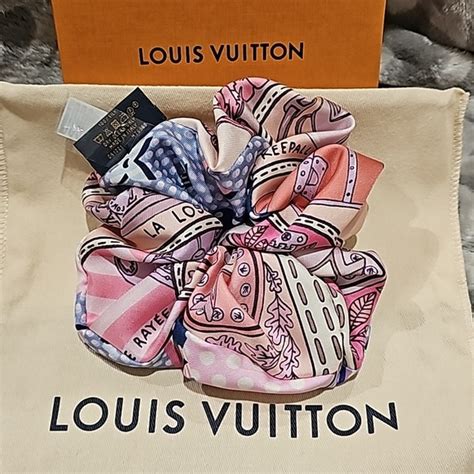 louis vuitton box with ribbon|Louis Vuitton scrunchie.